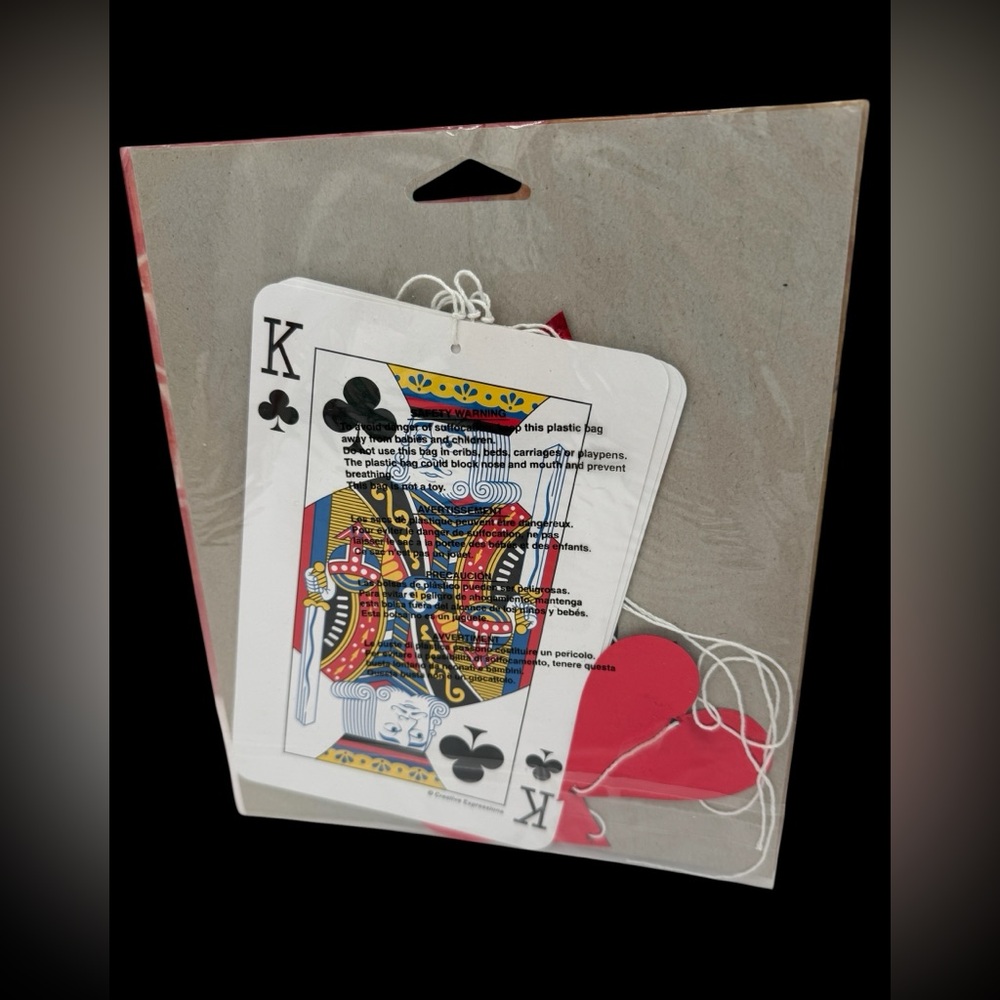 House of Cards  Party Decor Hangers- Lot of 3- Casino, Cards, Game Night - Picture 2 of 3